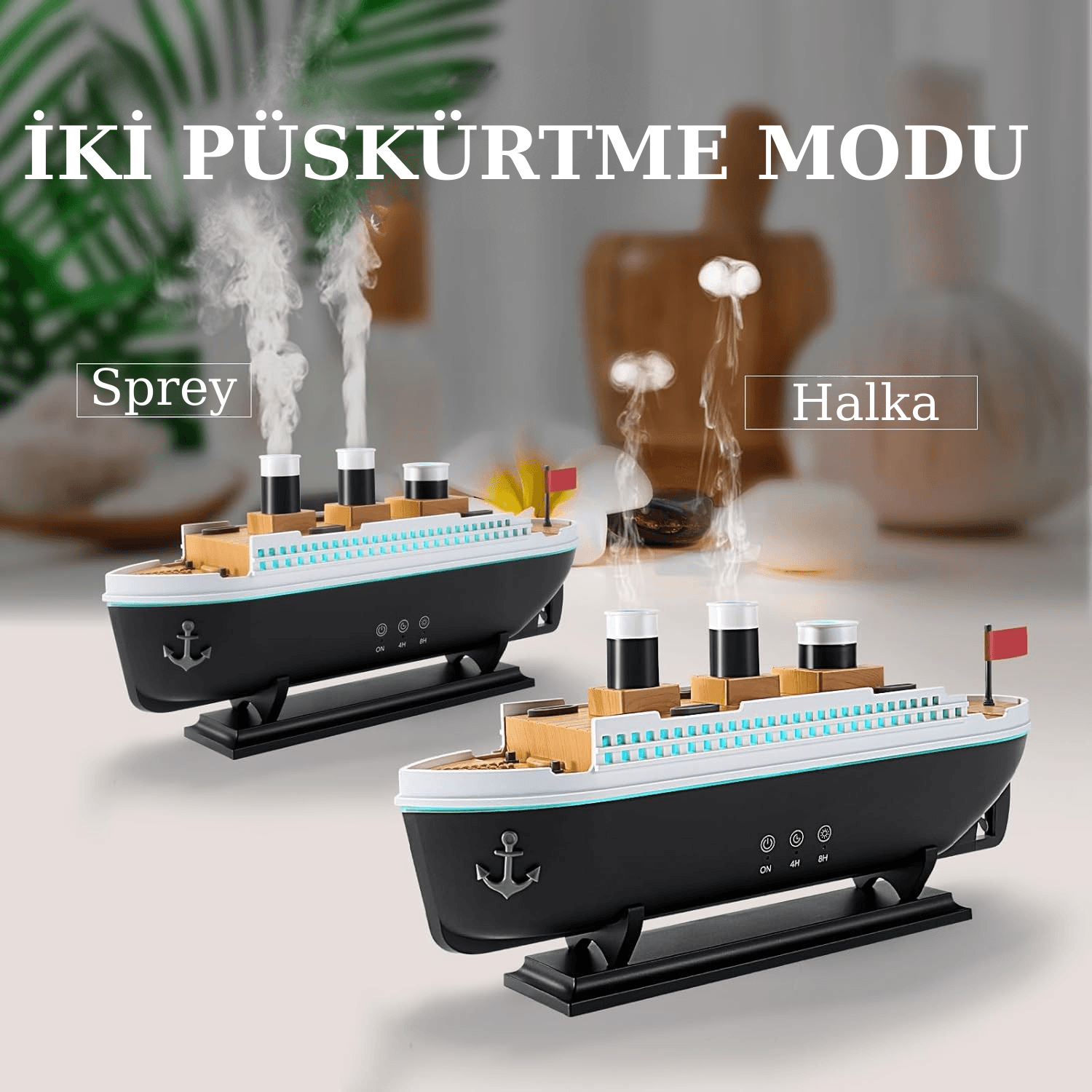 Titanik Aromaterapi Hava Nemlendirici Difüzör - NISHORA