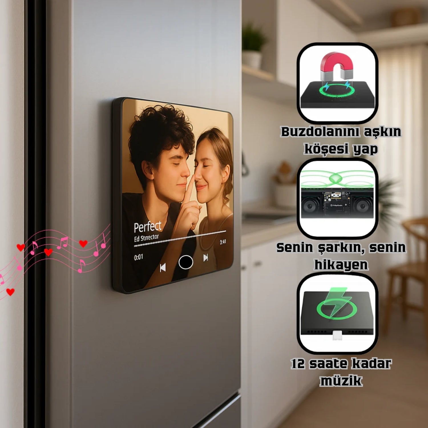 Music Magnet (Kişiye özel üretim)