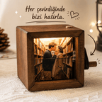 Işıklı Fotoğraf Kutusu – Kişiye Özel Hediye | NISHORA