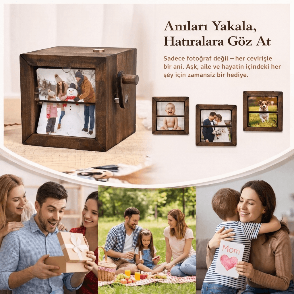 Işıklı Özel Fotoğraf Kutusu – Kişiye Özel Hediye | NISHORA