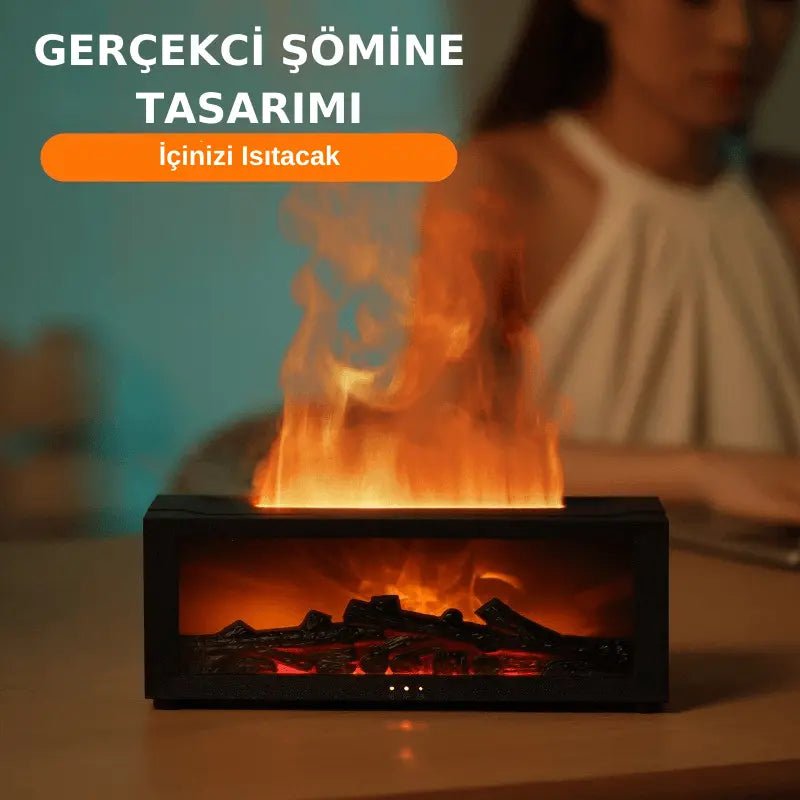 Şömine Aromaterapi Difüzör – Kişiye Özel Hediye | NISHORA