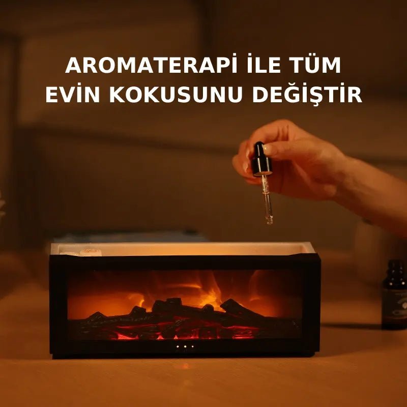 Şömine Aromaterapi Difüzör – Kişiye Özel Hediye | NISHORA