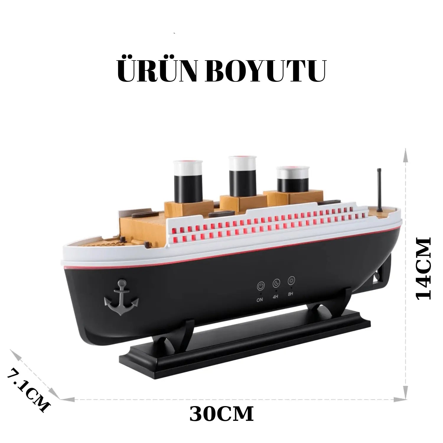 Titanik Aromaterapi Difüzör – Kişiye Özel Hediye | NISHORA
