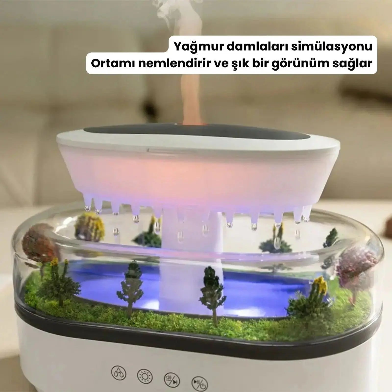 Yağmur Ormanı Aromaterapi Difüzör – Kişiye Özel Hediye | NISHORA